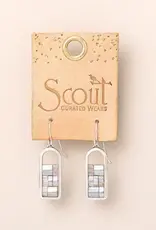 Scout Curated Wears Good Karma Miyuki Frame Earring