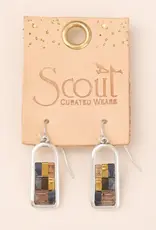 Scout Curated Wears Good Karma Miyuki Frame Earring