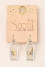 Scout Curated Wears Good Karma Miyuki Frame Earring