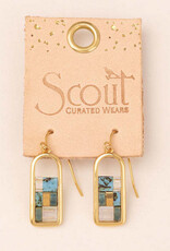 Scout Curated Wears Good Karma Miyuki Frame Earring