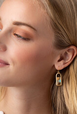 Scout Curated Wears Good Karma Miyuki Frame Earring