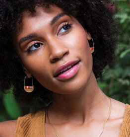 Scout Curated Wears Scout Good Karma Miyuki Crescent Hoop