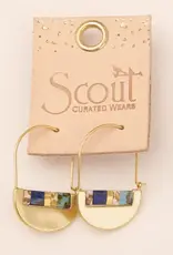 Scout Curated Wears Scout Good Karma Miyuki Crescent Hoop