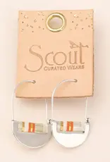 Scout Curated Wears Scout Good Karma Miyuki Crescent Hoop