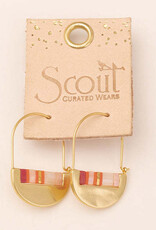 Scout Curated Wears Scout Good Karma Miyuki Crescent Hoop