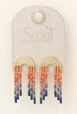 Scout Curated Wears Chromacolor Miyuki Rainbow Fringe Earring