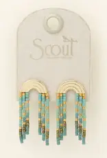 Scout Curated Wears Chromacolor Miyuki Rainbow Fringe Earring