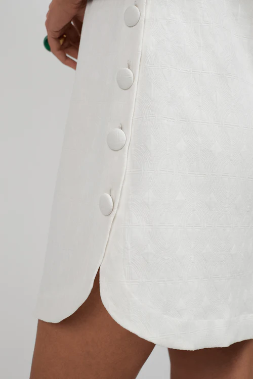 Trina Turk Atina Button Side Mini Dress