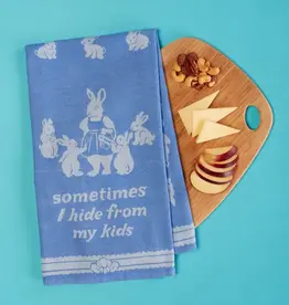 Blue Q Sometimes I Hide From My Kids Dish Towel
