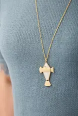 Spartina Flagler Fish Necklace 28" Mother-of-Pearl