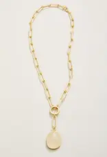 Spartina Glen Falls Necklace 17" Frosty Grey