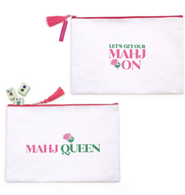 Two's Company Mahjong Game Tile Storage Pouch