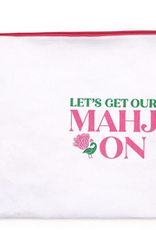 Two's Company Mahjong Game Tile Storage and Accessory Pouch