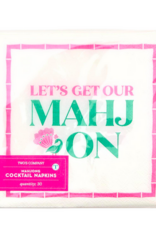 Two's Company Let's Mahj On Cocktail Napkins
