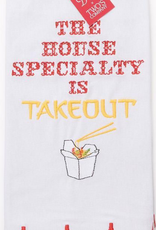 Two's Company Eating Kitchen Dish Towel