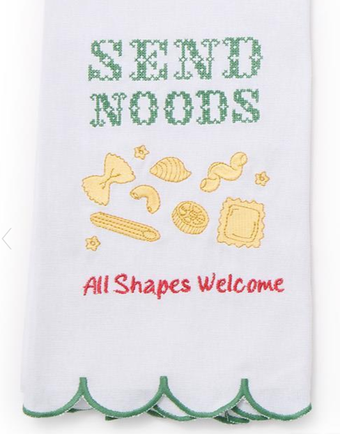 Two's Company Eating Kitchen Dish Towel