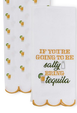 Two's Company Drinking Kitchen Dish Towel