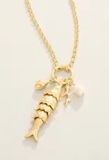 Spartina Here Fishy Necklace 20"