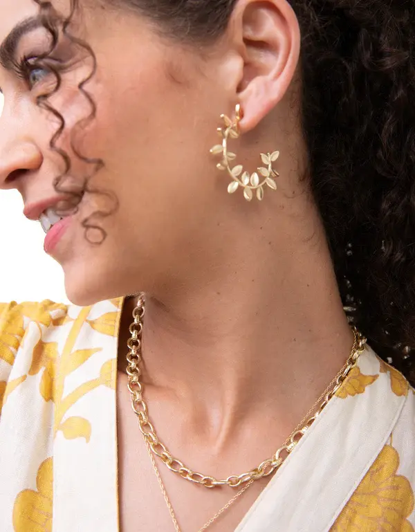 Spartina Wildwood Hoop Earrings Gold