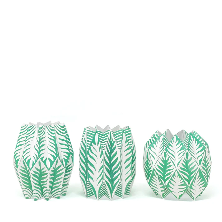 Lucy Grymes Fern Paper Vase Wraps