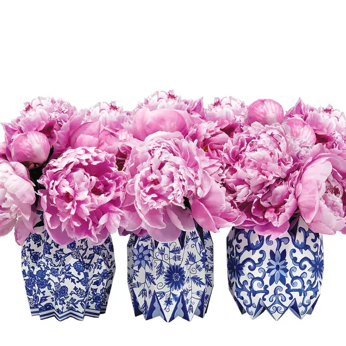 Lucy Grymes Chinoiserie Paper Vase Wraps
