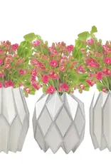 Lucy Grymes Silver Pearl Paper Vase Wraps