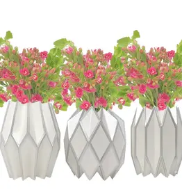 Lucy Grymes Silver Pearl Paper Vase Wraps