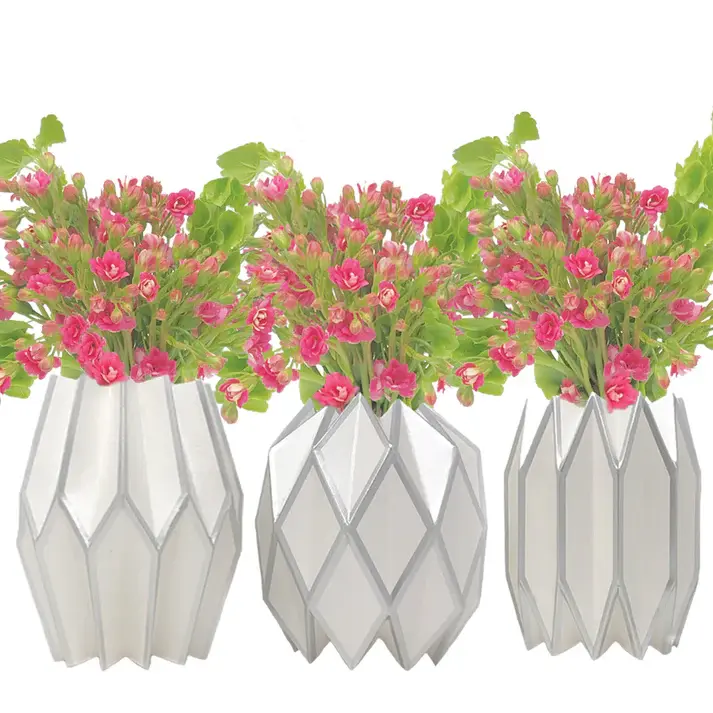 Lucy Grymes Silver Pearl Paper Vase Wraps