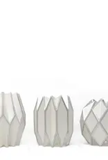 Lucy Grymes Silver Pearl Paper Vase Wraps