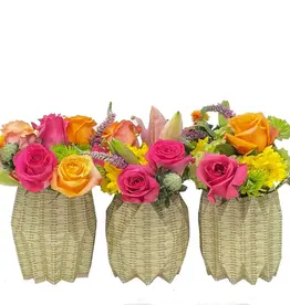 Lucy Grymes Wicker Paper Vase Wraps