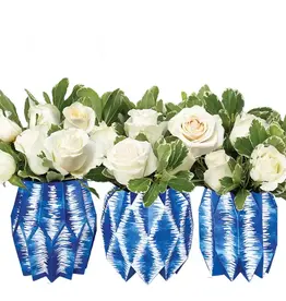 Lucy Grymes Ikat Paper Vase Wraps