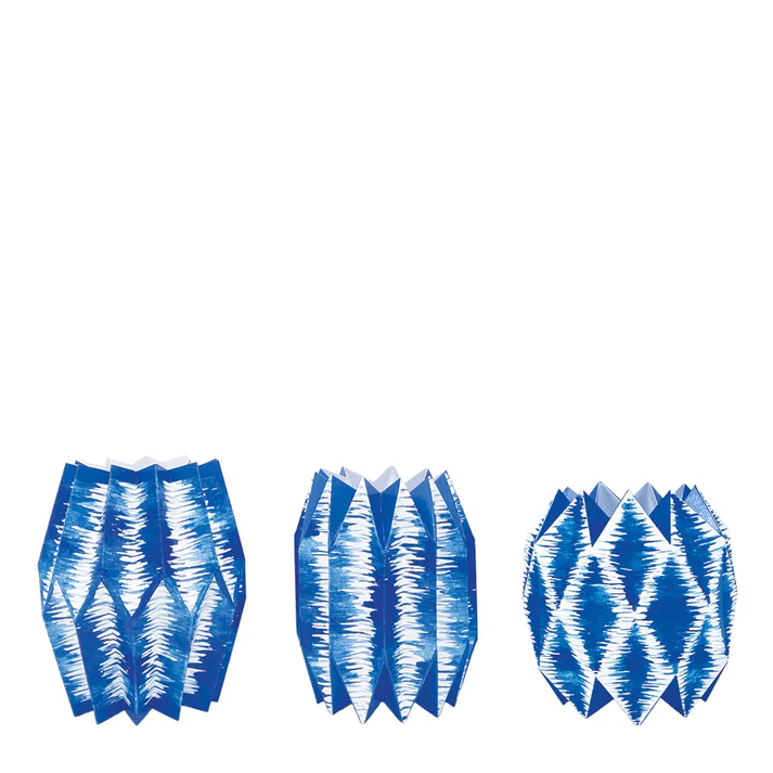 Lucy Grymes Ikat Paper Vase Wraps