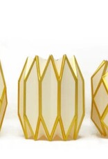 Lucy Grymes Gold Pearl Paper Vase Wraps