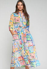 Vilagallo Brenda Dress Capri Print