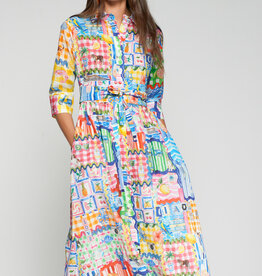 Vilagallo Brenda Dress Capri Print