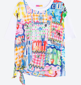 Vilagallo Keira Shirt Capri Print