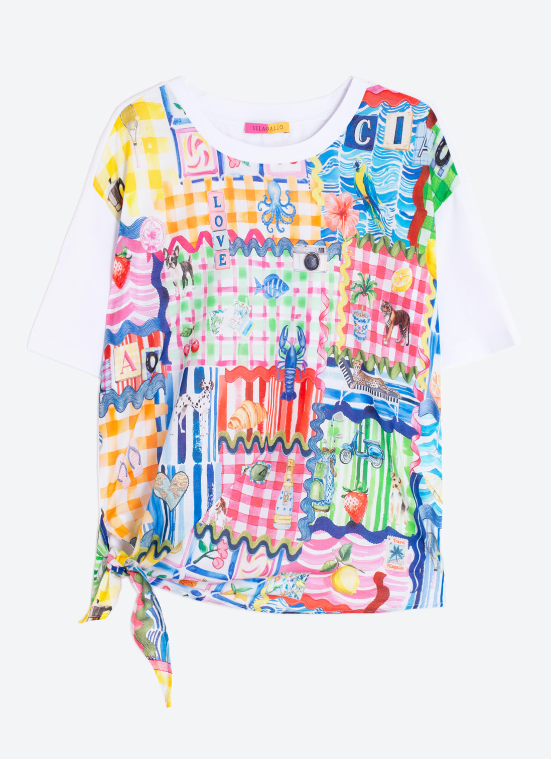 Vilagallo Keira Shirt Capri Print