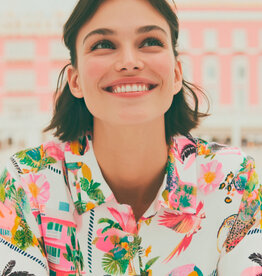 Vilagallo Shirt Cali Seda Print