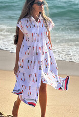 Vilagallo Jaretas Dress Remos Print