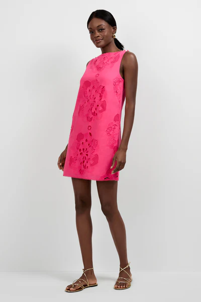 Trina Turk Francesca Shift Dress Magenta