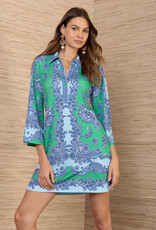 Hale Bob Marguerite Dress Green