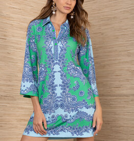 Hale Bob Marguerite Dress Green