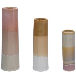 Stoneware Vases Set of 3