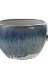 12 oz. Stoneware Mug with Gold Handle