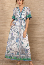 Hale Bob Neve Maxi Dress Blue