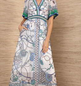 Hale Bob Neve Maxi Dress Blue