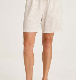 XCVI Lynn Pinstripe Short Sonic Silver