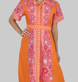 Isla Payal Chelsea Dress Peony Orange