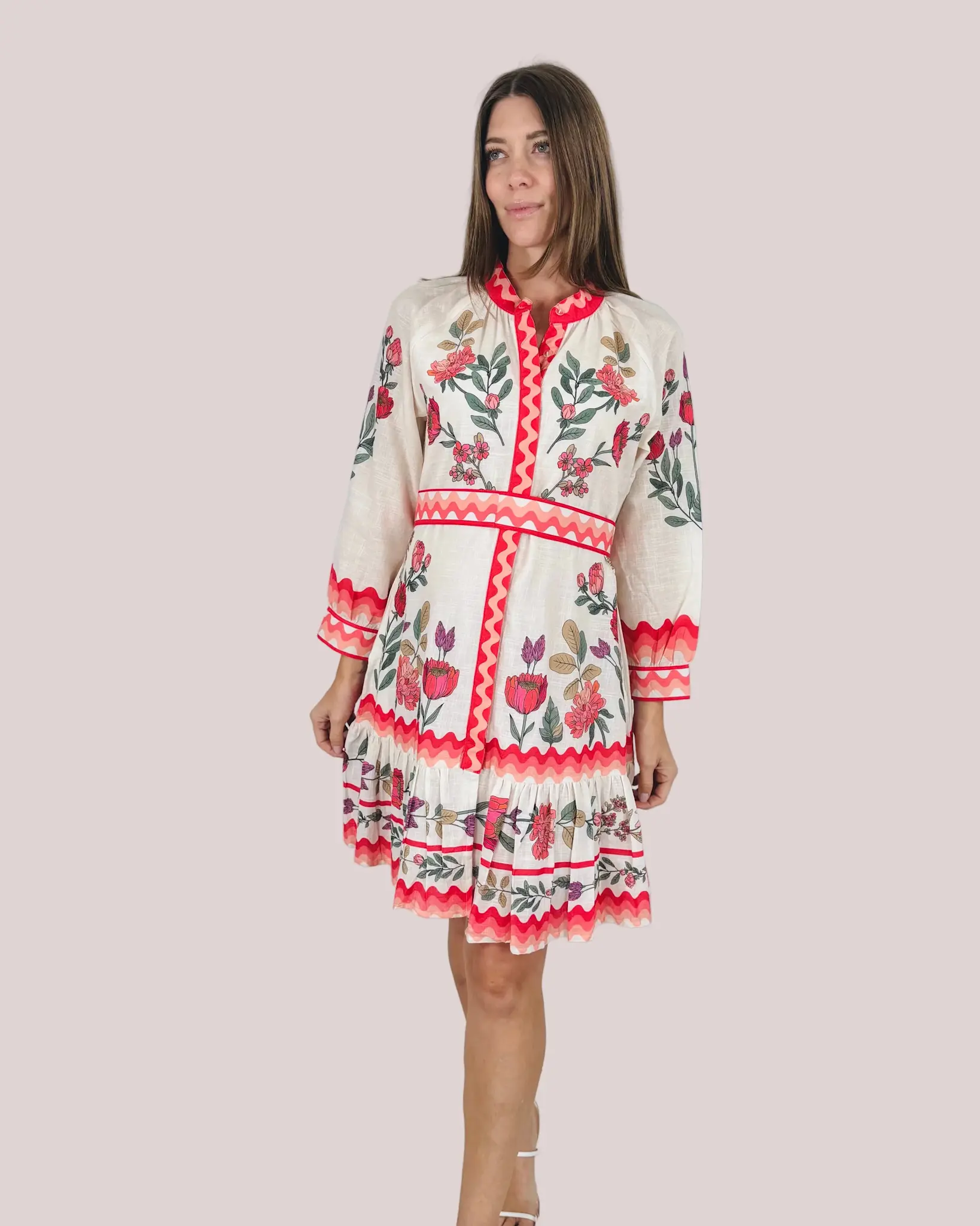 Isla Payal Malta Dress Wildflower Ivory