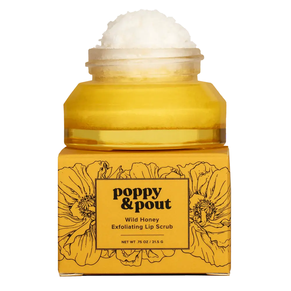 Poppy & Pout Wild Honey Lip Scrub